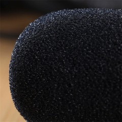 5X Black Handheld Stage Microphone Windscreen Foam Mic Cover Soft Sponge 35x10mm