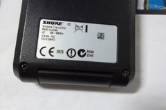 Shure PG1 Wireless BodyPack Transmitter H7 for PG4 Diversity Receiver 536-548MHz