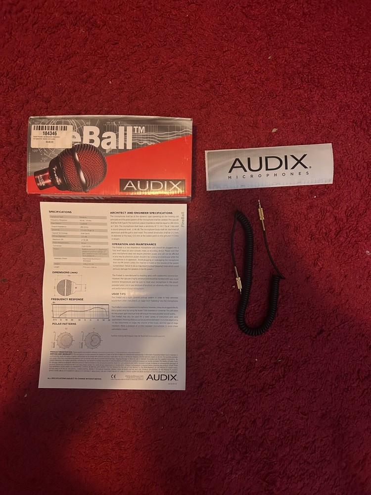Audix FireBall Dynamic Instrument Microphone