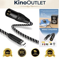 6FT USB Type C to XLR Male Output Cable for Amplifiers & Speakers