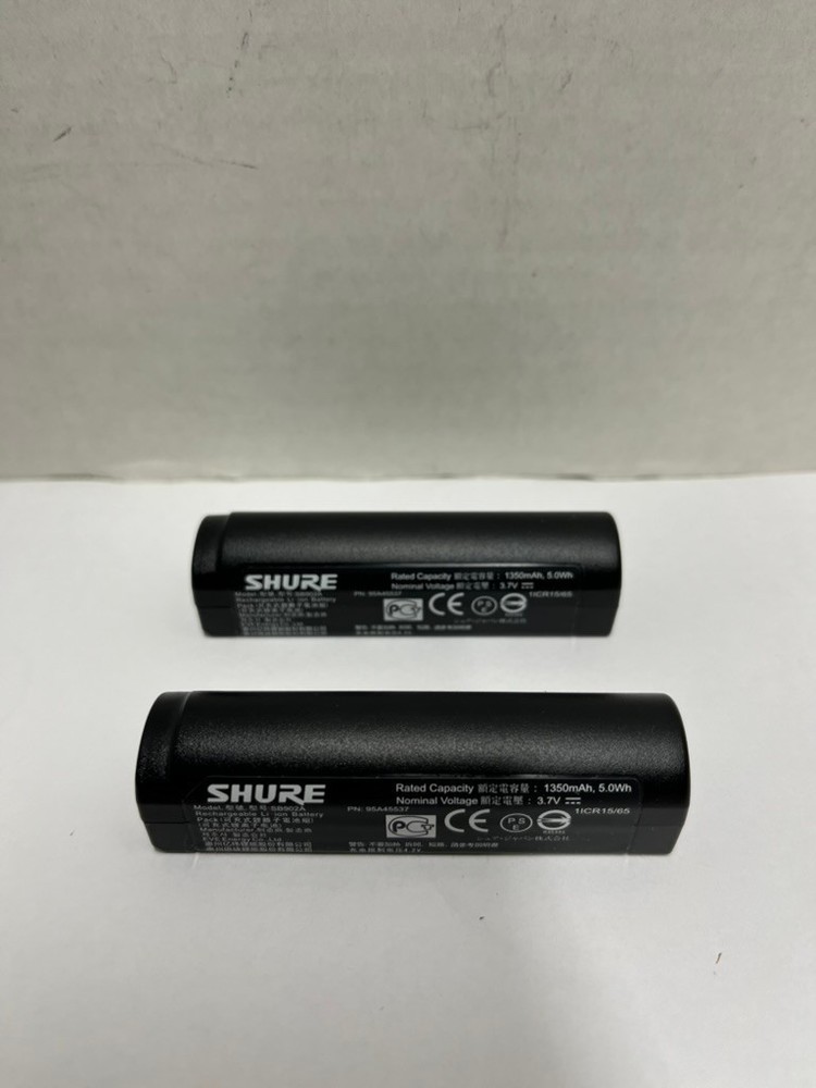 2 SHURE SB902 GENUINE 1350mAh Lithium-Ion Battery GLX-D Wireless GLXD1 GLXD2 MXW