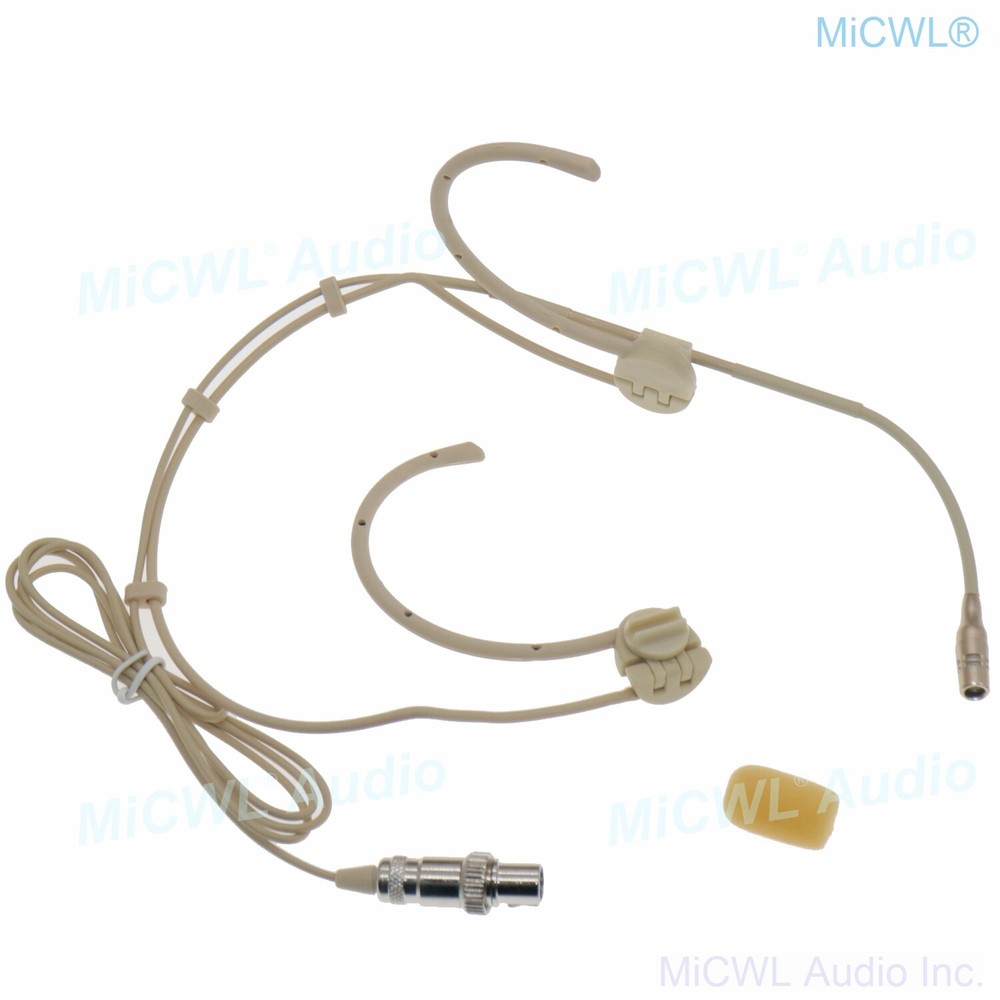 Foldable Headset Cardioid Microphone for MiPro ACT Wireless Belt Mic System