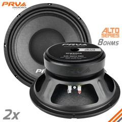 2x PRV Audio 10W650A Midbass ALTO Car Audio 10″ Speakers 8 Ohm 10A PRO 1300W