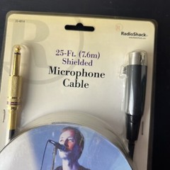 Radio Shack 25ft (7.6 M) Shielded Microphone Cable