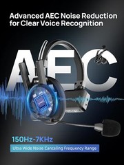 SYNCO XTALK XPRO Wireless Intercom Headset 2.4GHz Full Duplex Noise Reduction