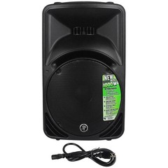 (2) Mackie SRM450V3 SRM450-V3 1000w 12″ Powered DJ PA Speakers+Crank-Up Stands