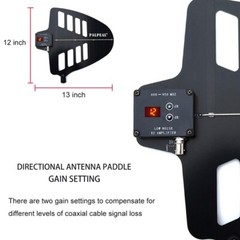 UHF Antenna Distribution System for wireless microphone,14 Outputs + 2 Cascade