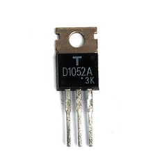 5pc NPN Transistor 2SD1052A D1052A * 50V 3A 30W Power Amplifier TO-220 Toshiba