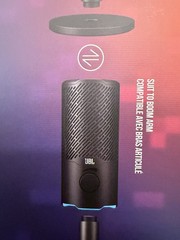 JBL Quantum Stream Dual-Pattern USB Microphone Streaming Recording & Gaming NIB