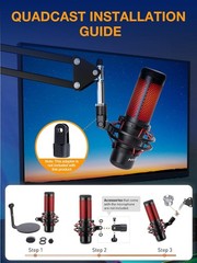 QuadCast Blue Yeti HyperX QuadCast Mic Arm Boom Arm for Fifine AM8 SoloCast