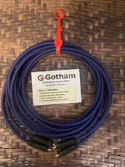 Gotham UltraPro Audiophile Interconnect Cables with KLEI RCA’s – 5 Meter Pair