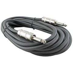 25 ft foot feet pro audio cord Speaker Cable 1/4 to end plug DJ PA 16g ga gauge