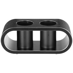 Metal Desktop Microphone Storage Holder Aluminum Tabletop Two Mic Stand