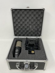 AKG P220 Condenser Microphone With Shock Mount And Metal Case.