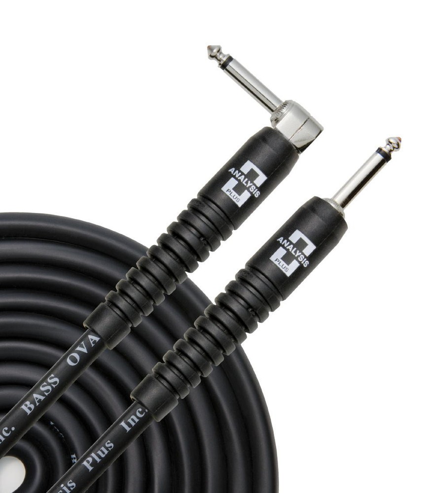 Analysis Plus Black Oval Instrument Cable With Overmold or Silent Plug