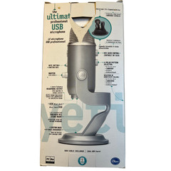 Blue Yeti USB Microphone Silver | Multi-Pattern Pro Recording Mic Podcast
