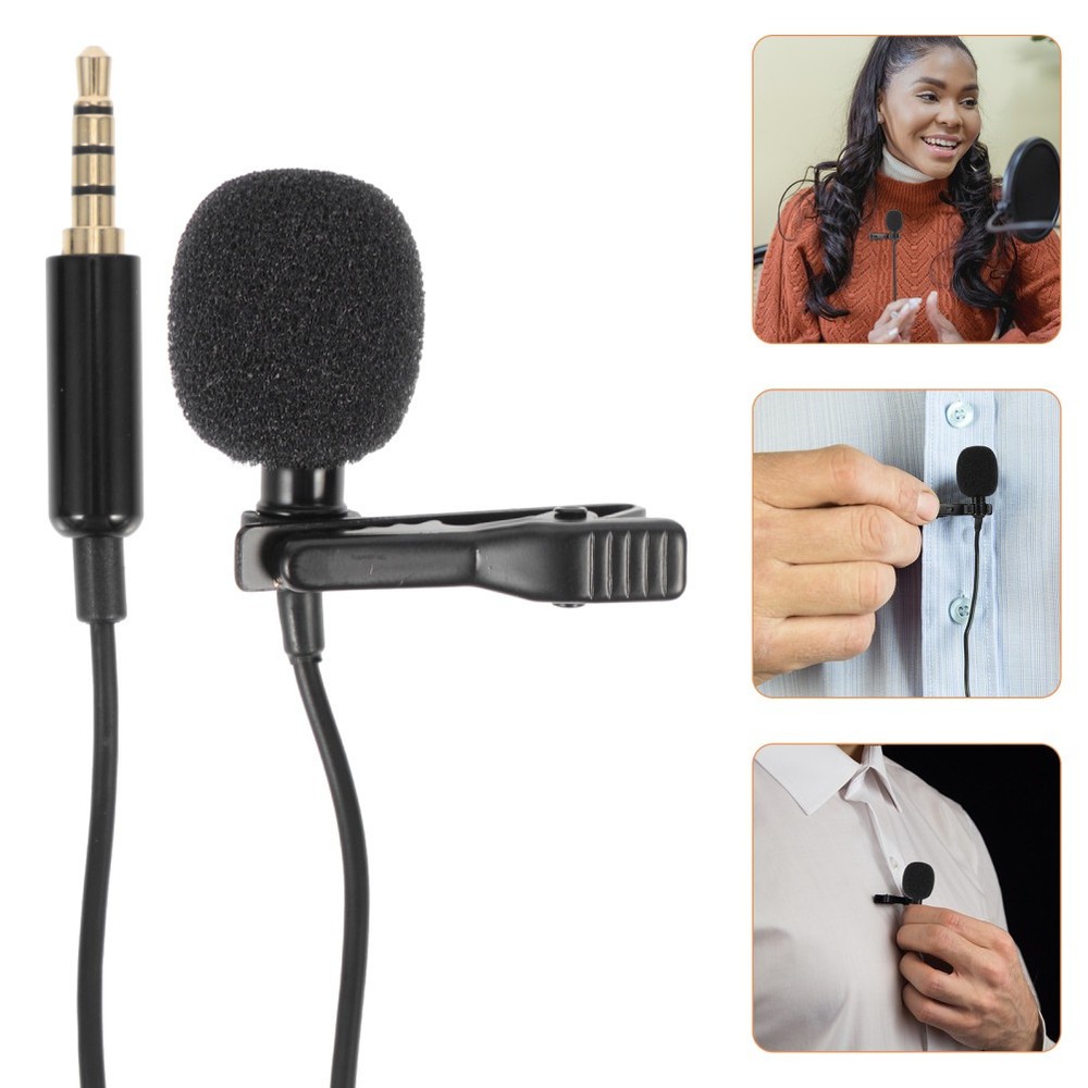 Shielding Interview Practical Lapel Mic Professional Mic Lavalier Microphone