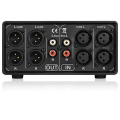 Little Bear MC3 3-IN-3-OUT XLR Balanced/RCA Stereo Converter Audio Selector S…