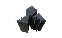 8 pcs Acoustic Foam Bass Trap Soundproof Corner Wall Studio Home 10x5x5 Black