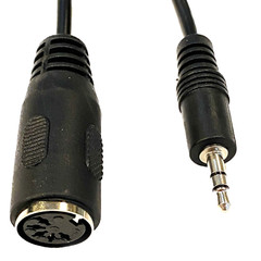 Kurrent Electric (2) Pack of MIDI to 3.5mm Type-A Adapter 14″ Inch Cables