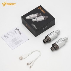 Professional UHF Wireless XLR Transmitter and Receiver, 7-Channel Wireless Mi…