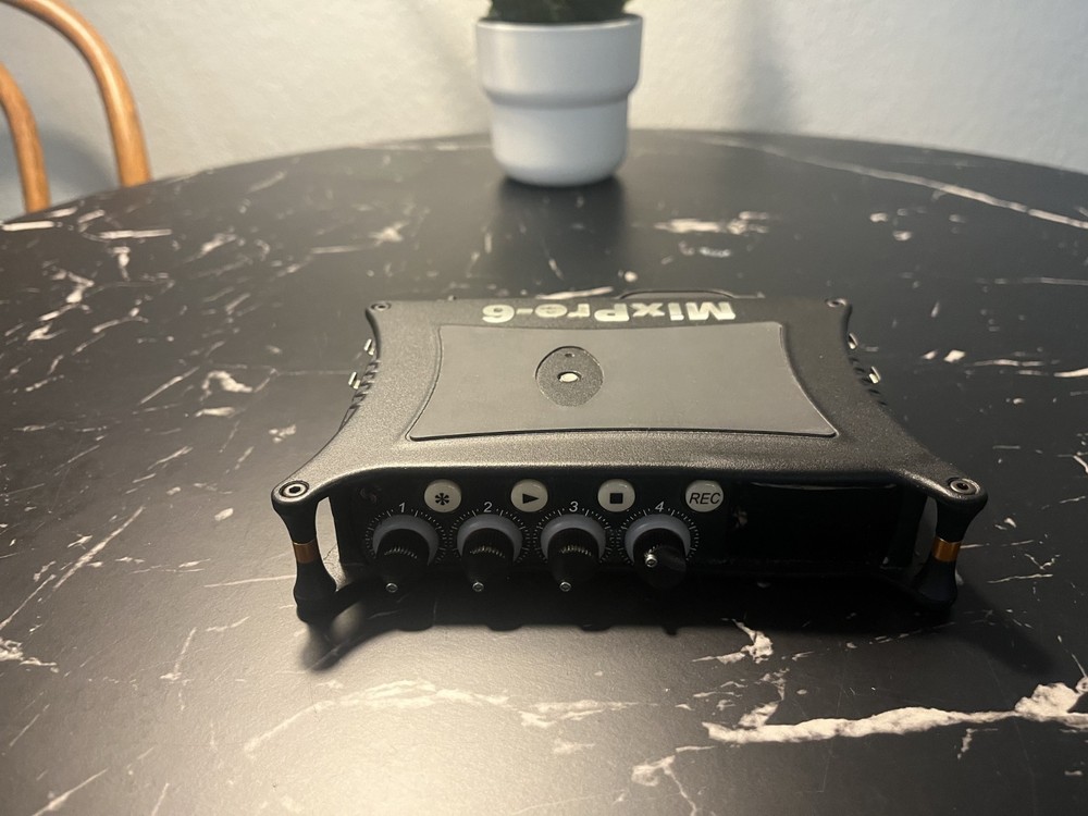 Sound Devices MixPre-6 Portable Digital Recorder 4 Mic, USB HDMI, Headphone