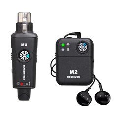 6 Channel Wireless in Ear Monitor System with Ultra Low Latency, Overload Black