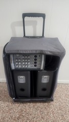 Kustom Profile System One KPS PM100T Powered PA Mixer Speakers Carrying Case