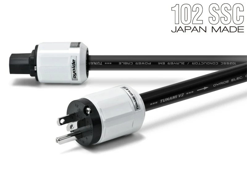 Japan Oyaide Tunami GPX-R V2 1.8m Power Cable Genuine 102SSC