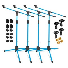 5Core Tripod Mic Stand 4Pcs Adjustable Holder Floor Microphone Boom Arm