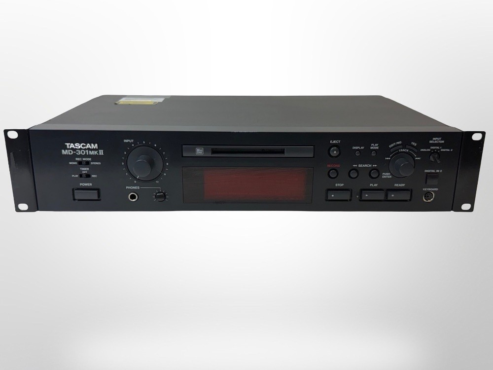 TASCAM MD-301 MkII MiniDisc Recorder Player