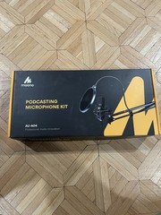 Maono AU-A04 Podcasting Microphone Kit USB Plug n Play w/ Boom Arm Stand 120 dB