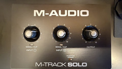 M-AUDIO M-Track Solo USB Audio Interface for 48kHz / 1 XLR in, Black