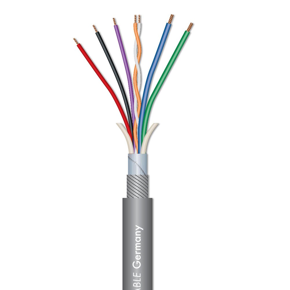 Sommer Octave TUBE Microphone Cable. 7 Pin XLR Mic to PSU. Screened Wire 200-018