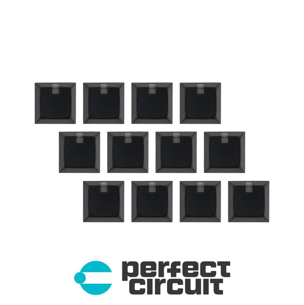 Sequentix Cirklon Keycaps – 12-Pack (Black) ACCESSORY – NEW – PERFECT CIRCUIT