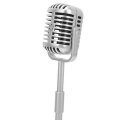Liftable Retro Microphone Props Lightweight Model For Cosplay Trending
