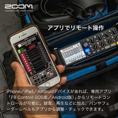 ZOOM F8n Pro Field Recorder 32-bit Float 8-Channel Input XLR/TRS Combo with