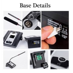 8 Channel Digital Discussion System 1 Chairman 25 Delegate Conference Microphone