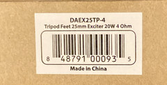 Dayton Audio DAEX25TP-4 Tripod 25mm Exciter 20W 4 Ohm NEW in Box