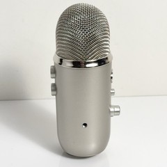 Blue Yeti USB Condenser Microphone Silver Multi Pattern Tested Working ONLY