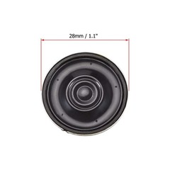 uxcell 0.5W 16 Ohm Micro Internal Speaker Magnet Loudspeaker 28mm Dia 4pcs