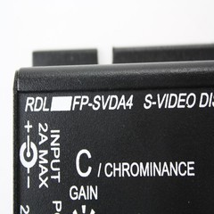 RADIO DESIGN LABS FP-SVDA4 1X4 S-VIDEO DISTRIBUTION AMPLIFIER
