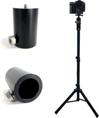 SPA 100 Adapter – Convert Speaker Stand to Tripod – 1/4-20 Mount, 1.41″ Diameter