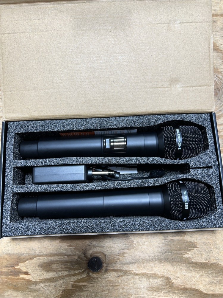 ECHOMUSSY – Wireless Microphones With Receiver 200ft Range, 40 Hour