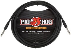 Pig Hog PTRS10 High Performance 1/4″ TRS Instrument Cable, 10 Feet
