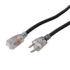 ProX XC-P141-25 25′ 14AWG 3-Prong Black 110v to 110v Female Power Cord
