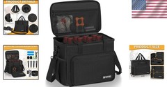 Protective 8-Slot Microphone Bag – Stylish Oxford Fabric with Removable Foam