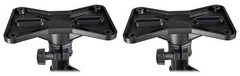 2) Rockville RVSSA1 Universal 35mm Mounting Tripod Pole Speaker Adapter Brackets