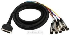 Hosa DTM-803 8-channel DB25 to XLR Male Snake – 9.9′