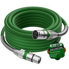 XLR Microphone Cable 15 FT Balanced Male to Female 3-Pin Mic Cable XLR Cables